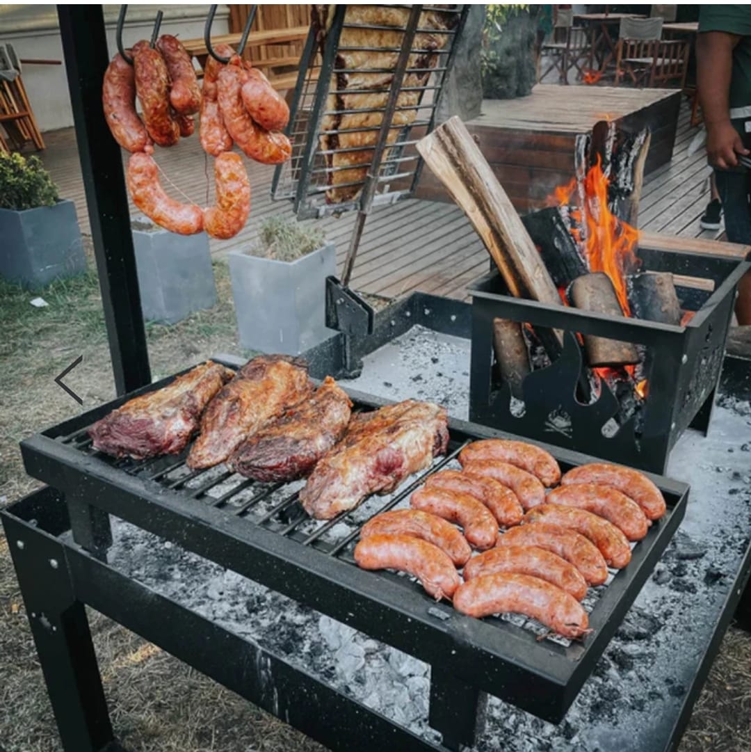 Costillares en la parrilla