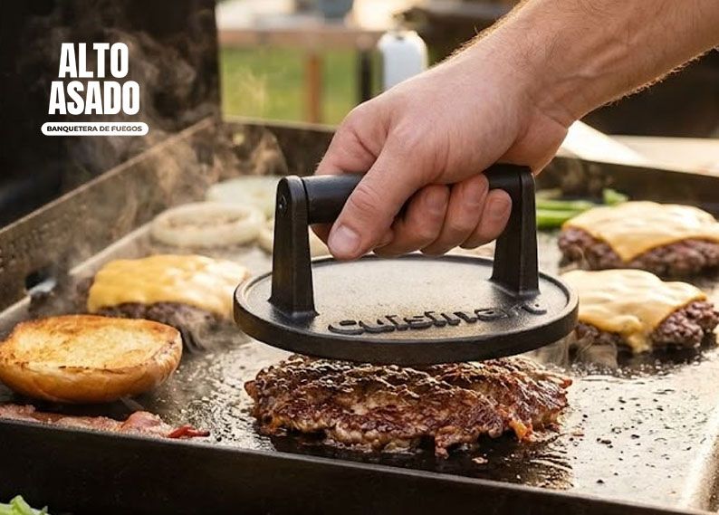 Smashed Burgers — hamburguesas aplastadas en la plancha